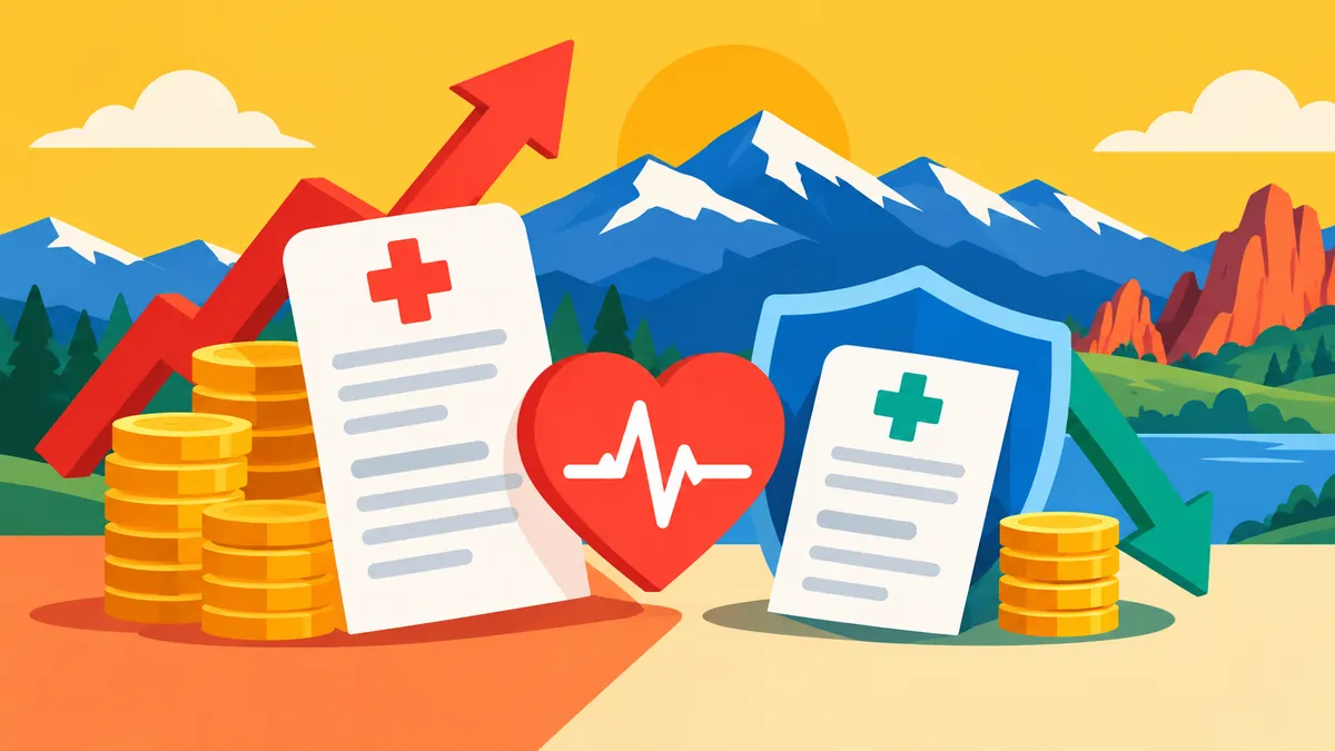 Colorado Health Premiums Rise 10% for 2027, but Subsidized Bills Tell Another Story - original conceptual illustration
