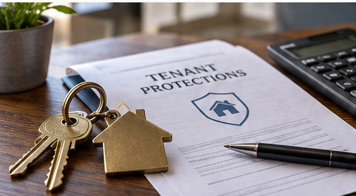 Colorado Warns Landlords: Abuse-Related Missed Rent Can Require a Fee-Free Plan - conceptual editorial illustration