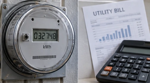 Michigan Challenges a 9.8% Electric-Rate Request. It Is Not a Bill Cut Yet - conceptual editorial illustration