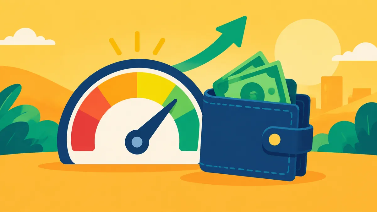 Equifax Sees a Small Financial-Health Improvement. Good Credit Still Is Not a Cash Cushion - original conceptual illustration