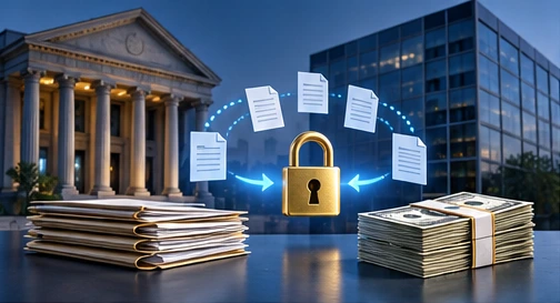 EY and Bank of America MOVEit Claims Close October 8. $100 Is Not Guaranteed - conceptual editorial illustration
