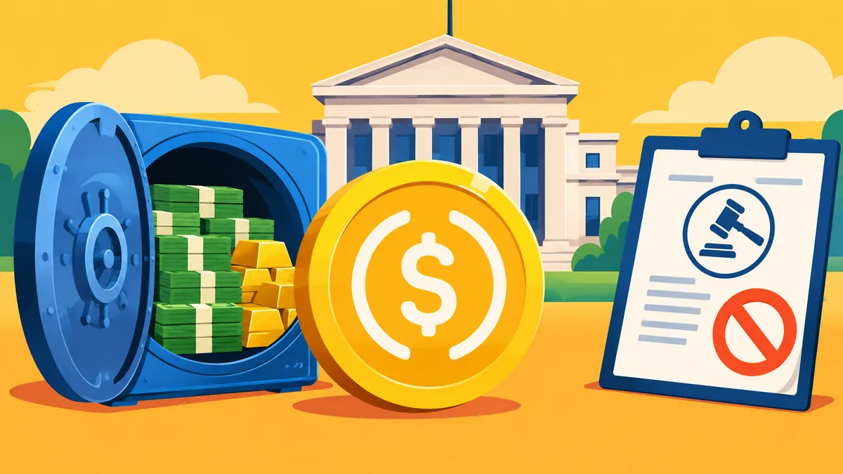 Fed Proposes Full Reserves for Stablecoins, but the Rule Is Not Final - original conceptual illustration