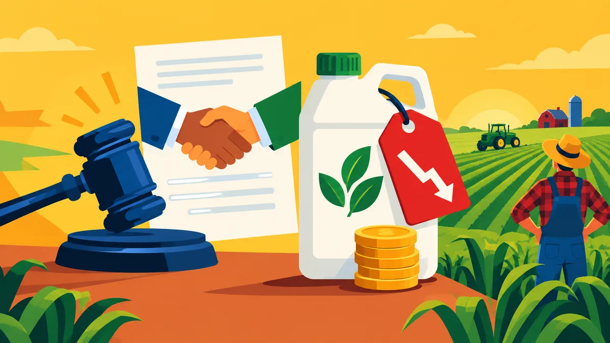 FTC's Corteva Deal Targets Pesticide Prices, Not Immediate Farmer Refunds - original conceptual illustration