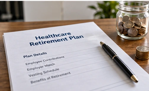MyMichigan 403(b) Settlement Has a Rollover Choice for Former Participants - conceptual editorial illustration