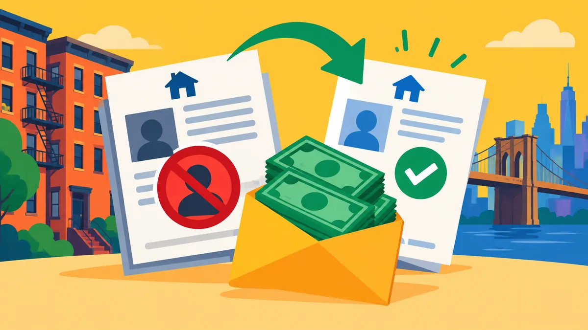 Brooklyn Rental Applicants May Get Deposits Back After Blacklisting Case - original conceptual illustration