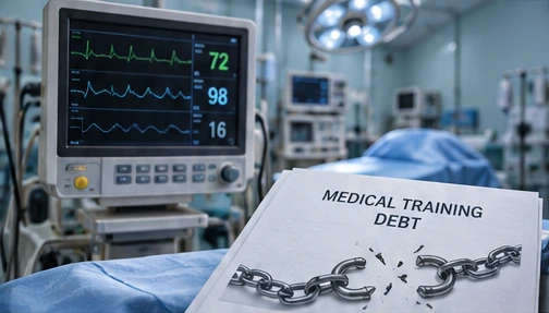 SpecialtyCare Workers Could Lose Training Debt and Receive Cash. No Claim Form Is Required - conceptual editorial illustration