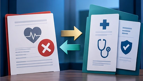 Some Federal Health Plans End in 2027. Doing Nothing Can Change Your Plan - conceptual editorial illustration